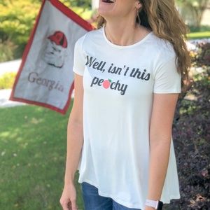 PINK Well isn't that Peachy Tee Shirt